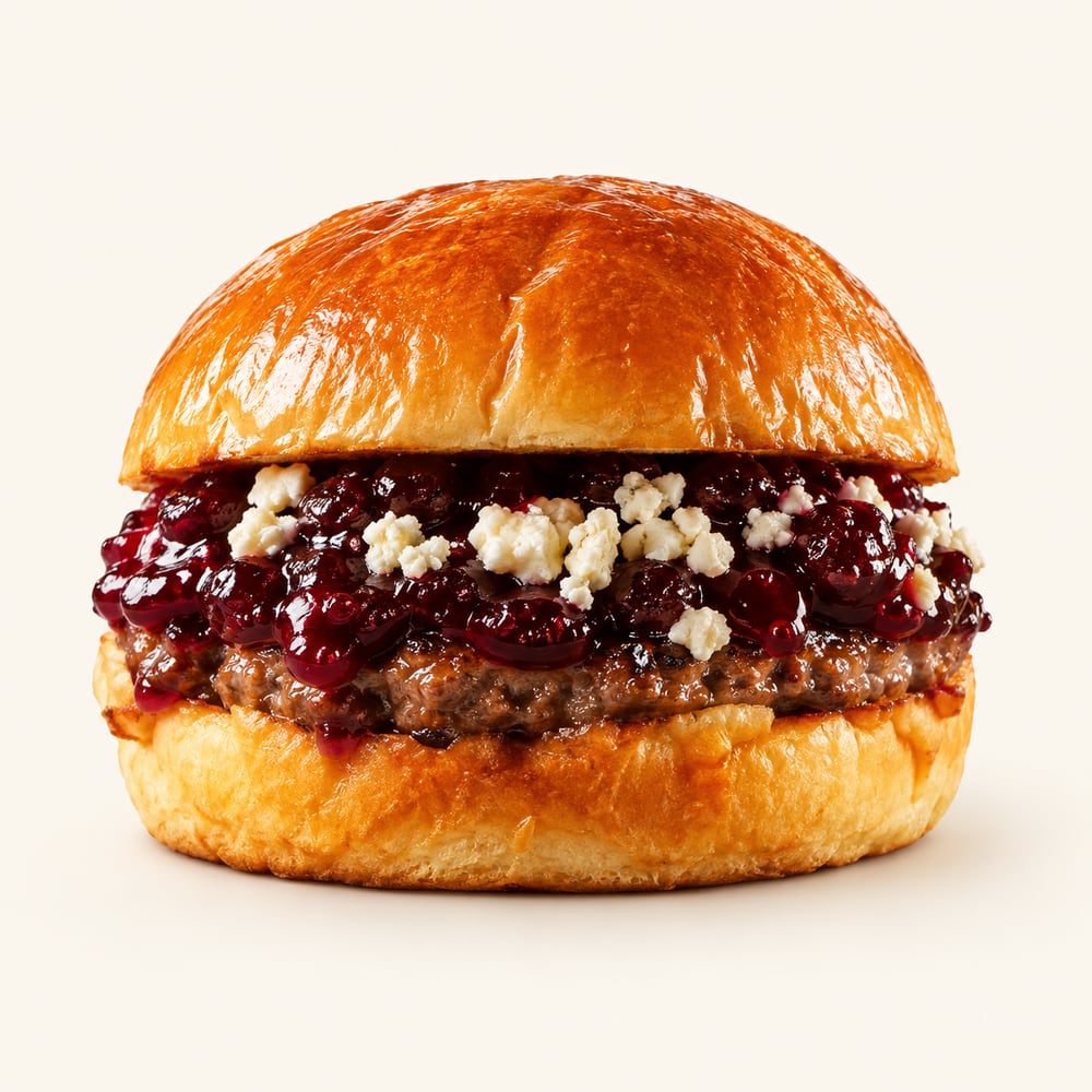 Vişne Reçelli Tulumlu Burger