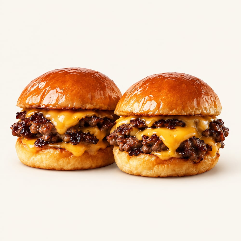 İkili Mini Smash Burger